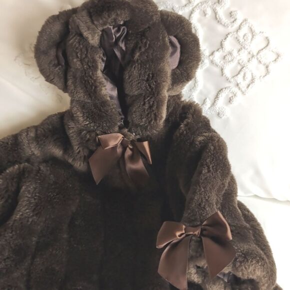 Bearington Baby Mink Couture Hooded Bear Coat🧸 - Picture 4 of 10